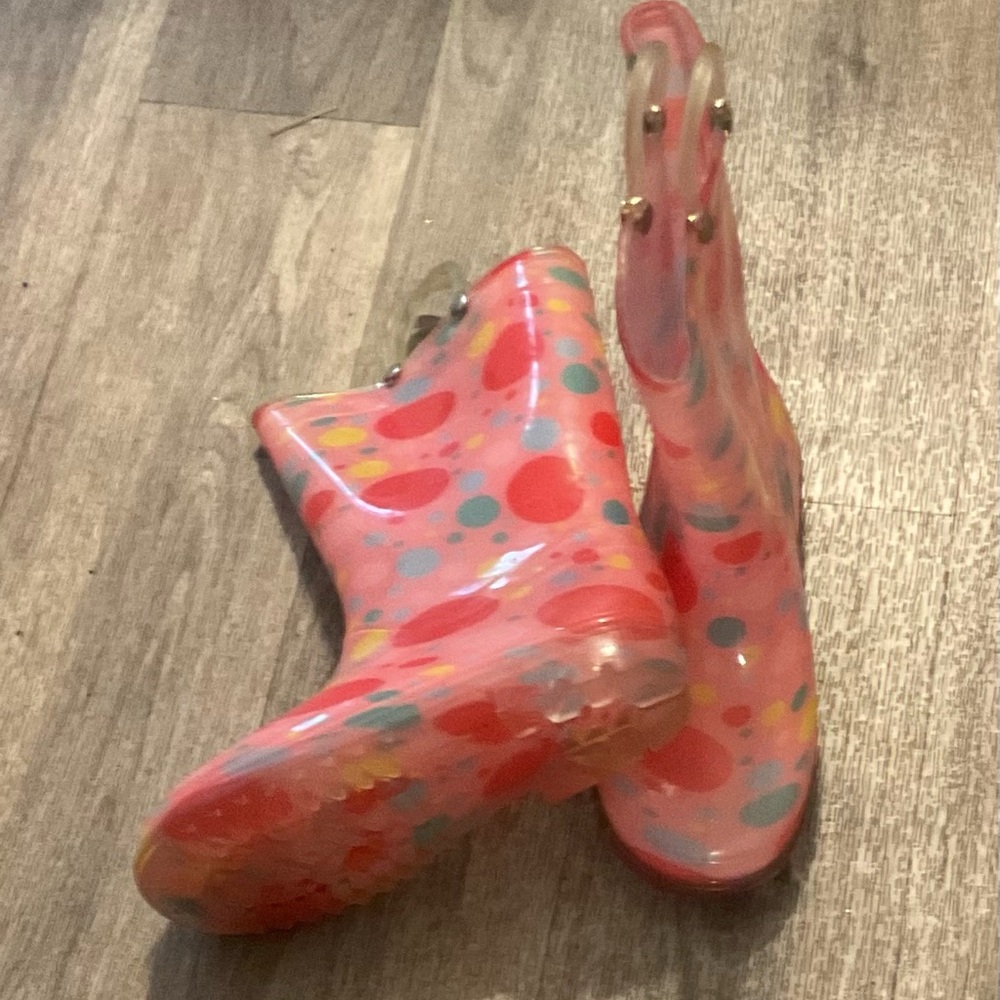 Colorful Polka Dot Rain Boots